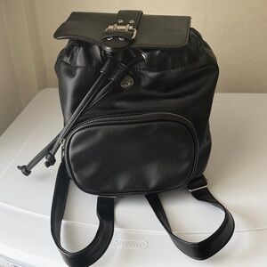 Wild Fable Sleek Black Mini Backpack